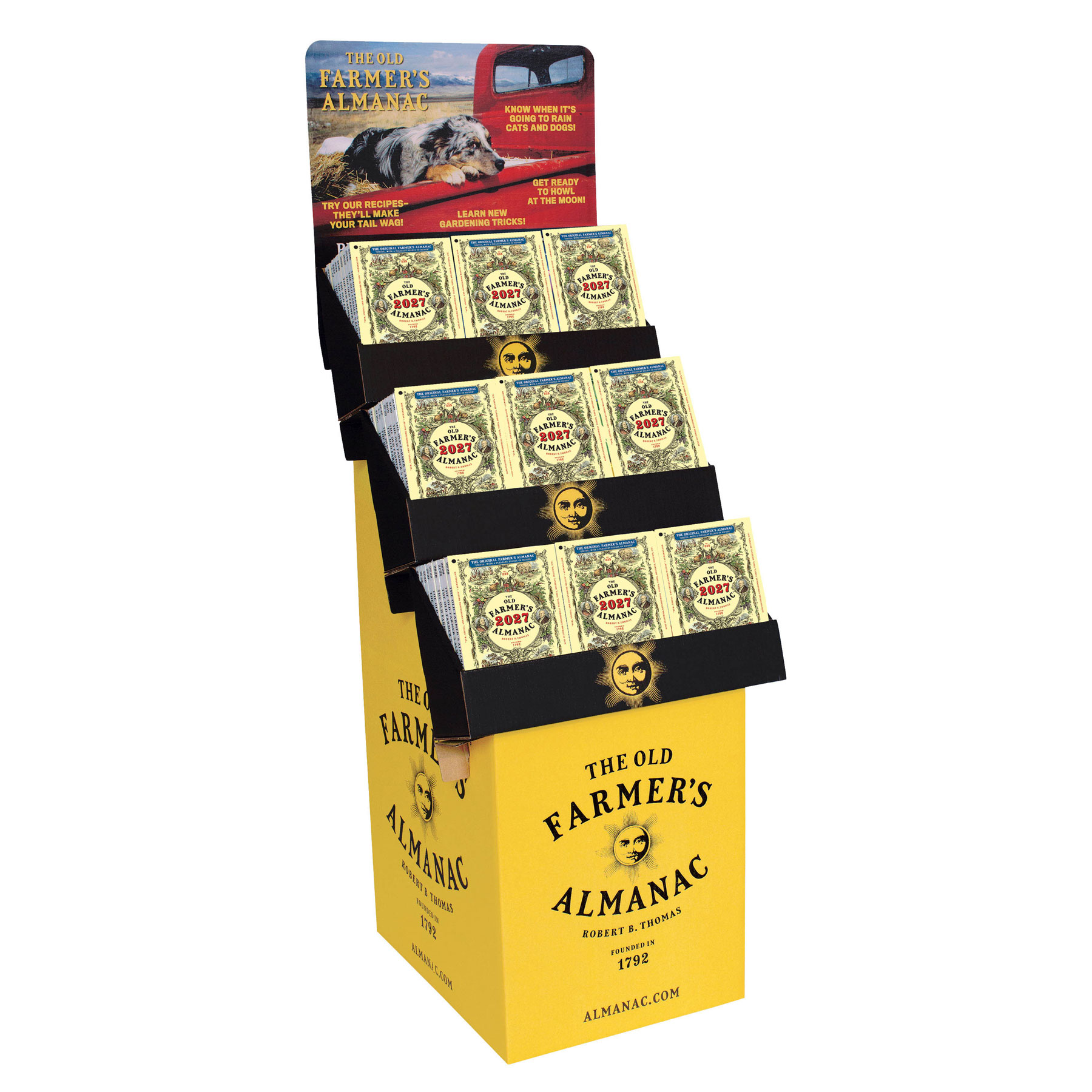 2027 Almanac 60 Copy Floor Display