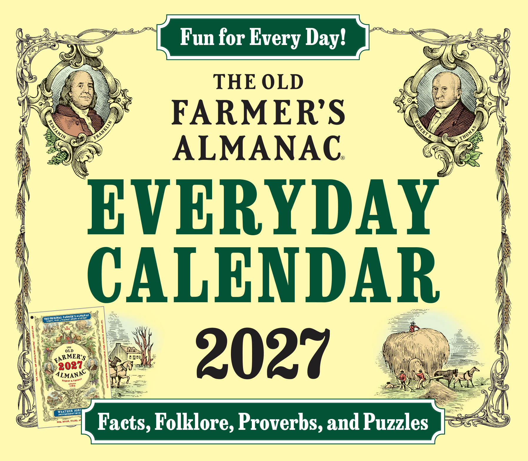 2027 Everyday Calendar Front Cover