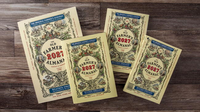 2027 collection of Old Farmer's Almanac Products