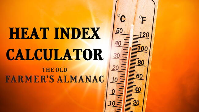 Quickly calculate the heat index to see how hot it really feels