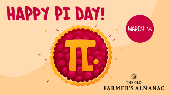 Happy Pi Day! Cherry Pie with the Pi symbol on it