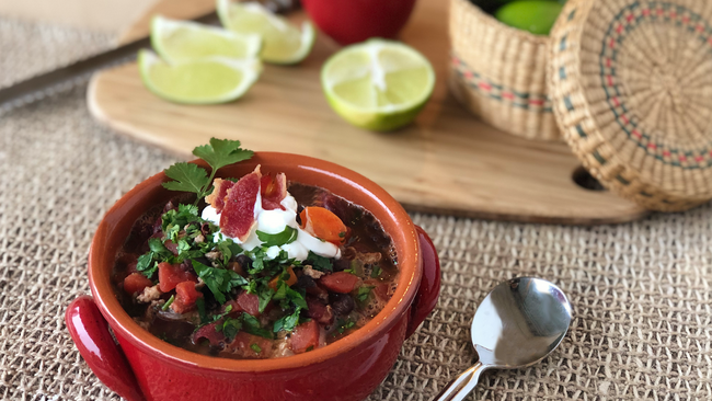 bacon sausage bean soup