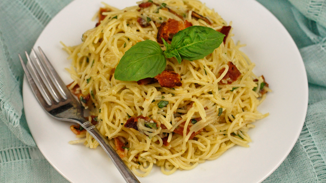 basil carbonara