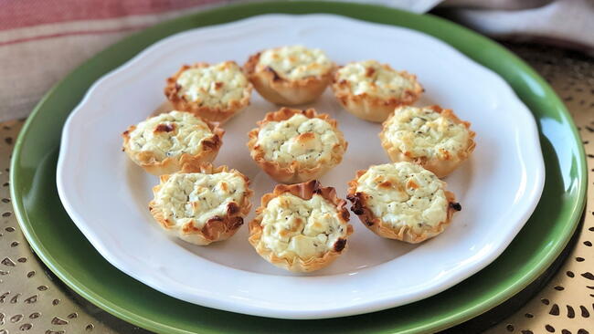goat cheese tarts