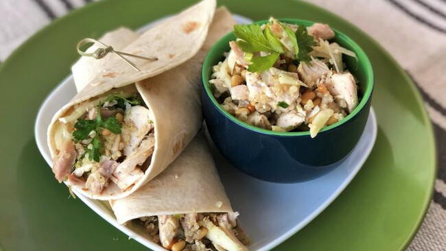 chicken salad wrap