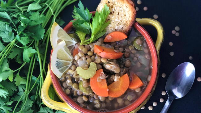Lentil soup