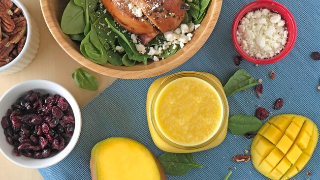 mango vinaigrette