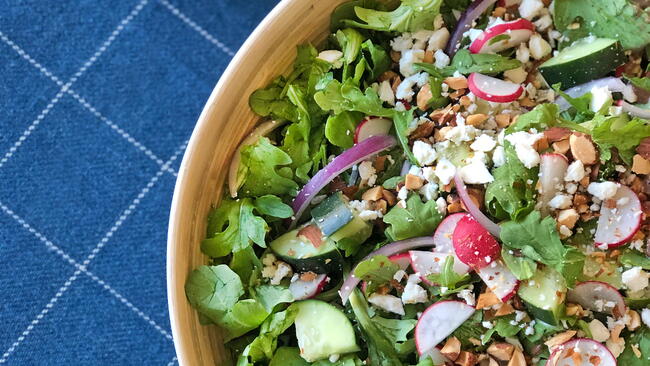 roasted strawberry balsamic salad