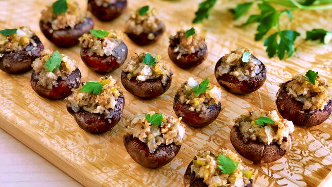 stuffed mushrooms