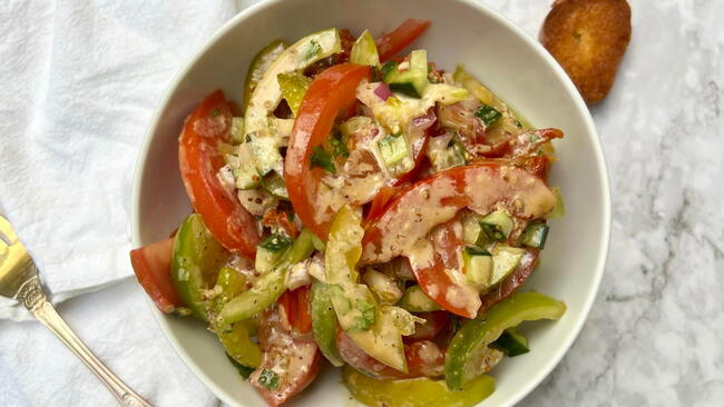Triple Tomato Salad