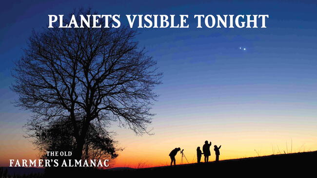 A sky to show the kids. Observing the two brightest planets in the night sky, Jupiter and Venus, at twilight.