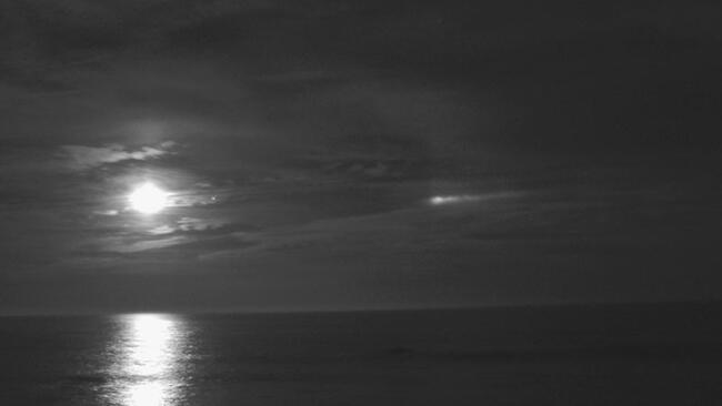 Moon Dogs over the ocean