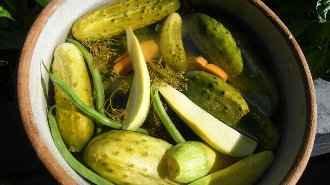 pickles in a crock pot