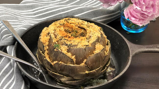 Baked Stuffed Artichokes