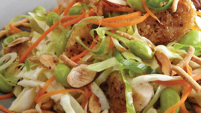 Crunchy Asian Salad With Chicken 