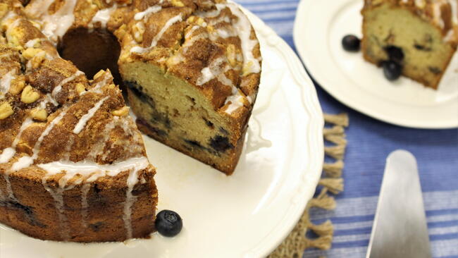 Blueberry Streusel Coffee Cake