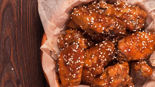Sesame-Ginger Chicken Wings