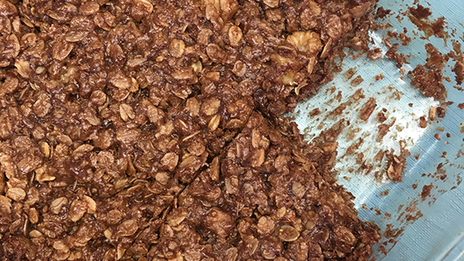 Chocolate Oatmeal Bars
