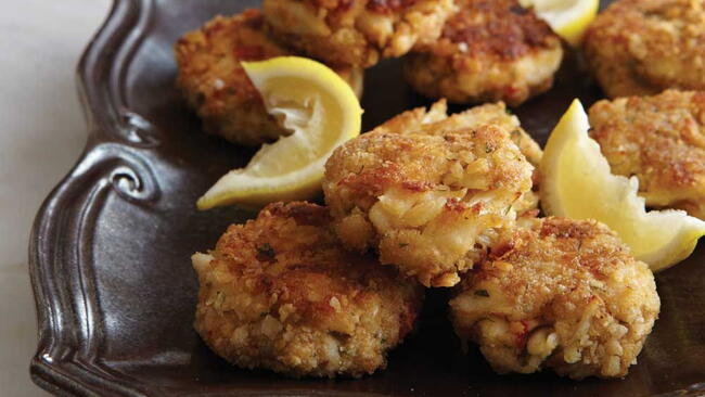 Crab Cakes With Special Seafood Sauce