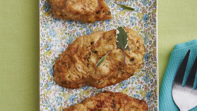 Fried Chicken With Cheese