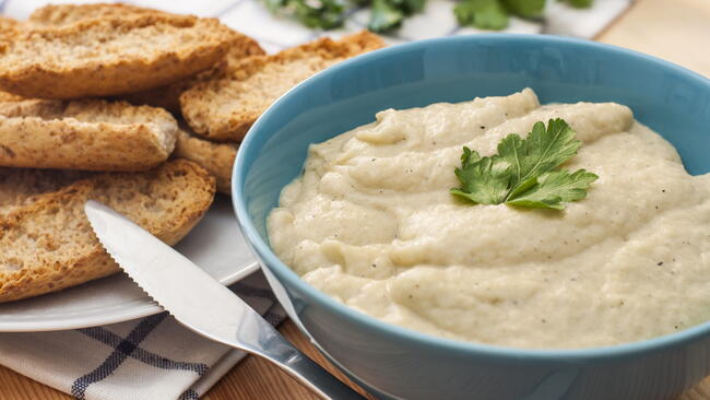 Garlicky Eggplant Dip