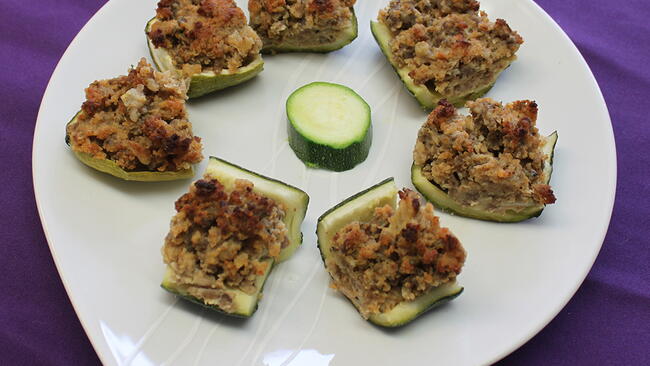 Hasty-Tasty Stuffed Zucchini	