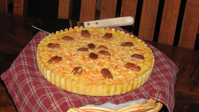Parsnip and Carrot Tart 