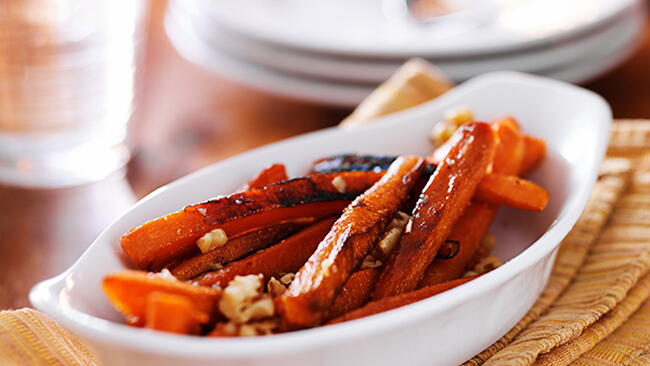 Maple-Orange Glazed Vegetables