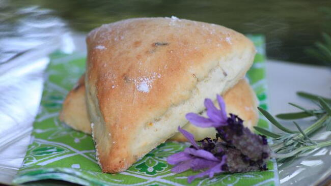 Lavender Scones