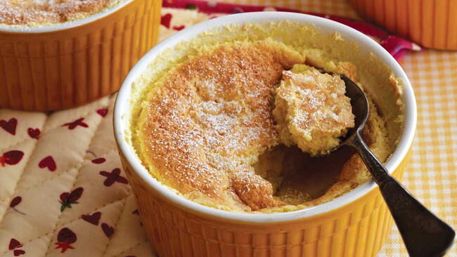 Lemon Orange Pudding Cakes