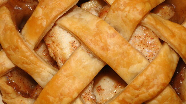Apple Pie with lattice crust