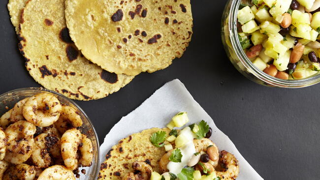 Best-Ever Hawaiian Shrimp Tacos