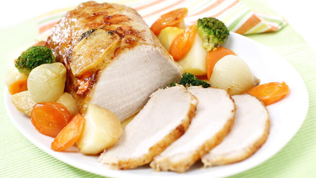 Apple-Glazed Pork Tenderloin