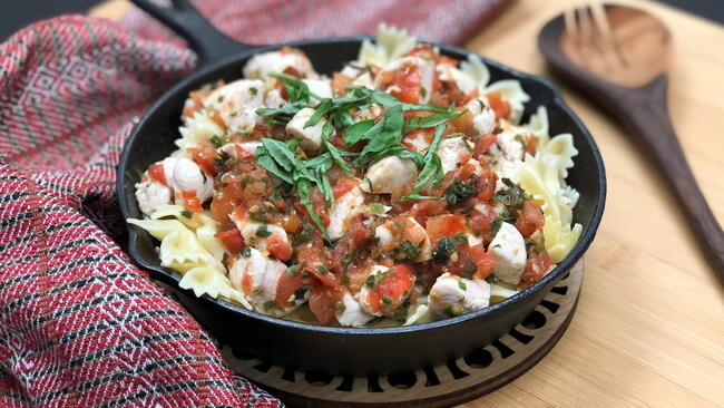 Skillet Chicken With Fresh Tomatoes
