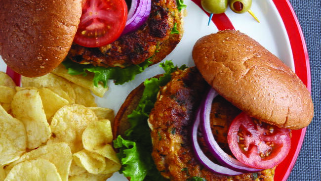 Southwestern Pumpkin Burgers