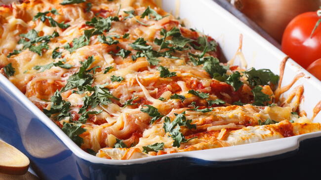 Chicken and Cheese Enchiladas
