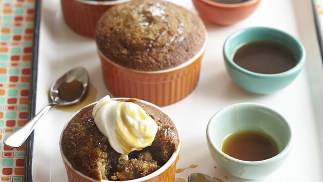 Sticky Toffee Pudding With Butterscotch Sauce