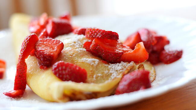 Strawberry Crepes