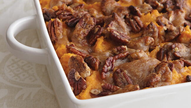 Pecan-Crusted Sweet Potato Casserole