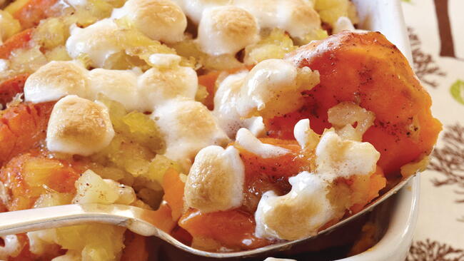 Sweet Potato and Pineapple Casserole