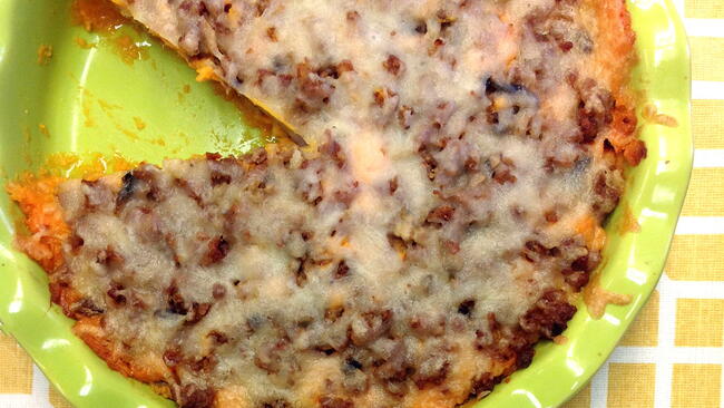 Sweet Potato and Sausage Casserole
