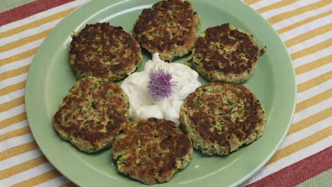  Zucchini Mock Crab Cakes