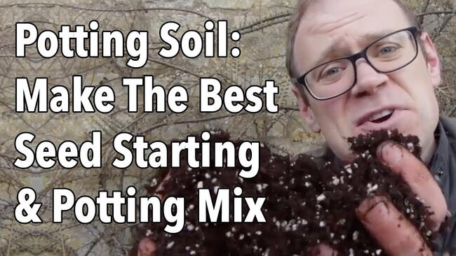 Embedded thumbnail for How to Make Seed-Starting Mix (DIY Soilless Potting Mix Recipe)