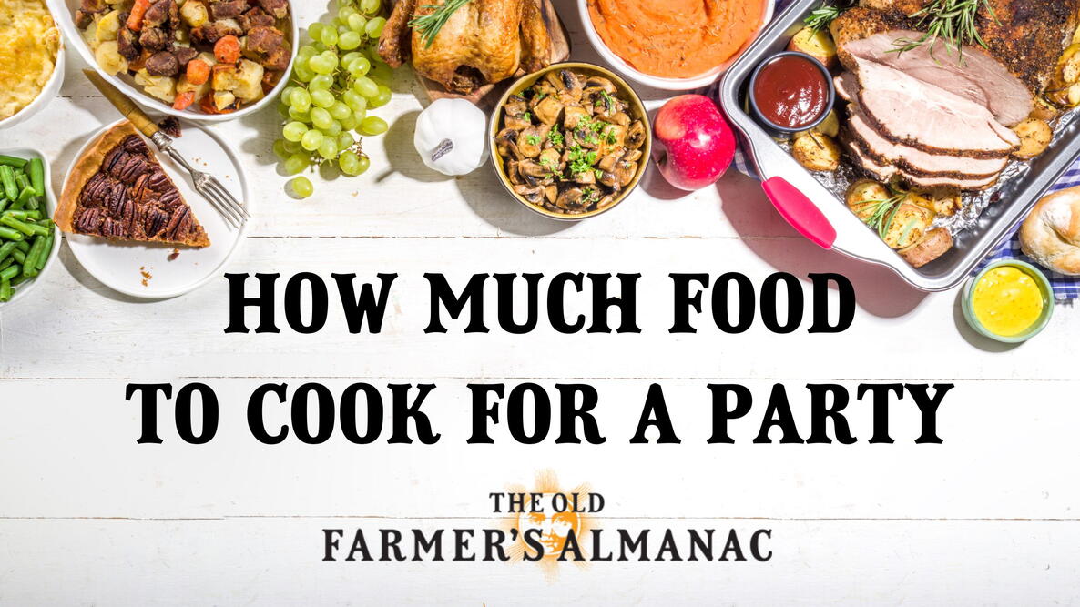 how much food to cook for a party