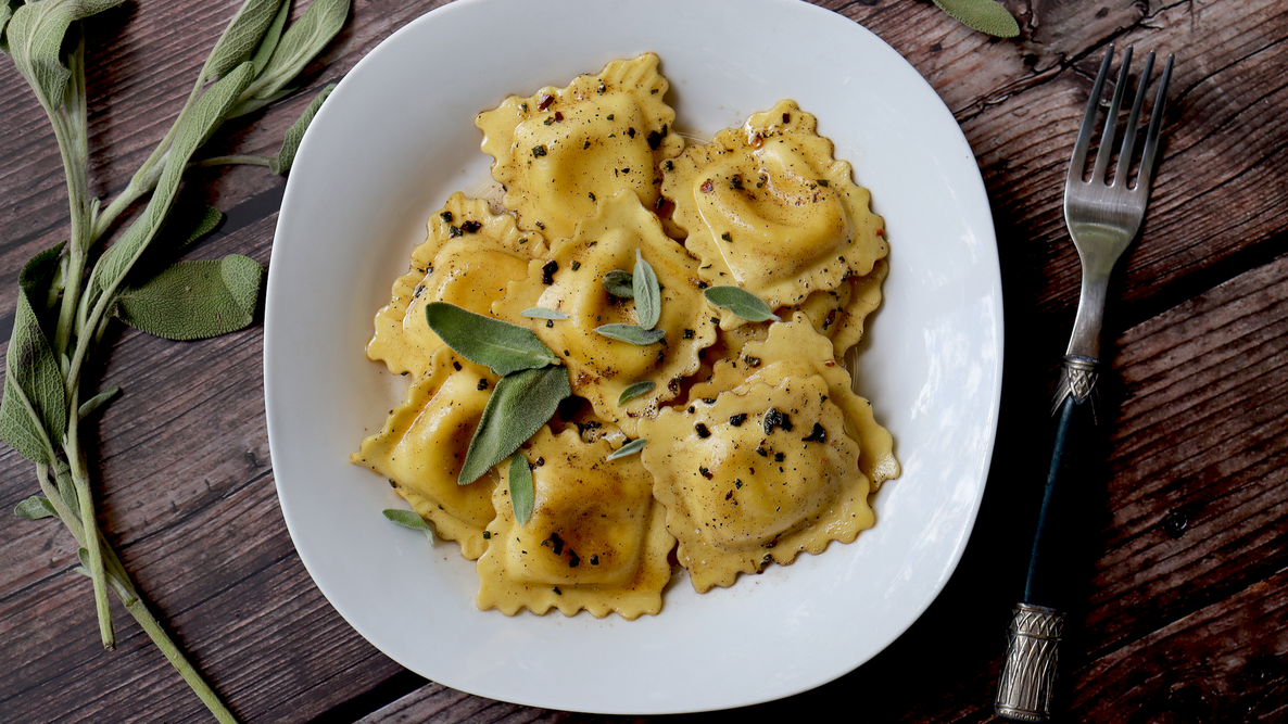 Ravioli Sage Brown Butter Sauce