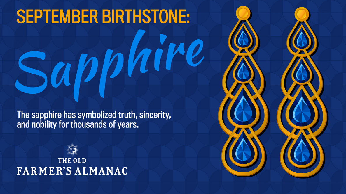 september birthstone sapphire infographic