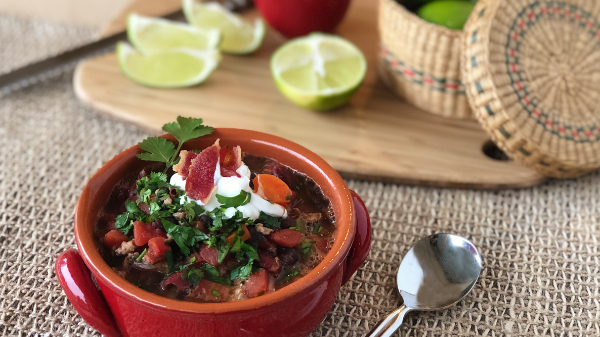 bacon sausage bean soup