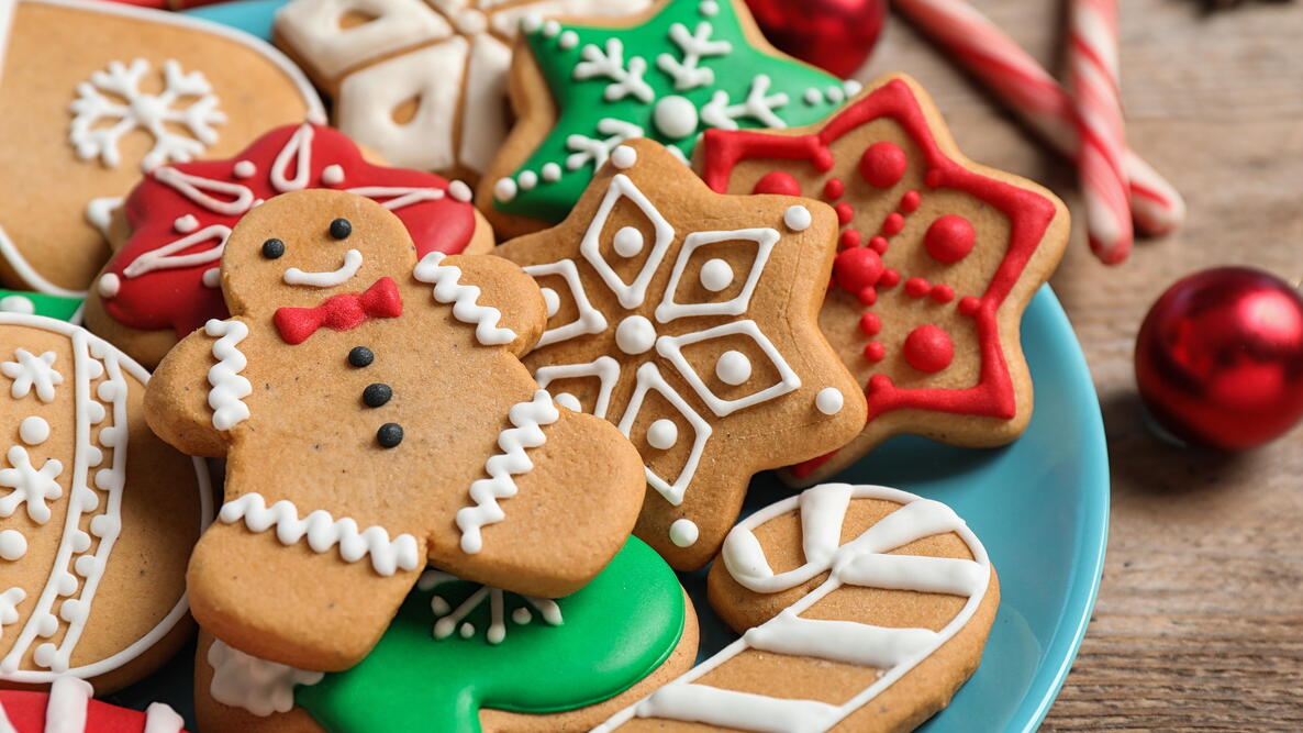 Christmas Cookie Plate
