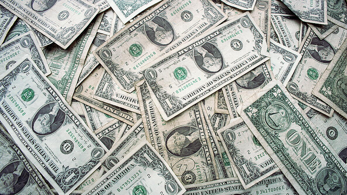 lots of dollar bills, american money