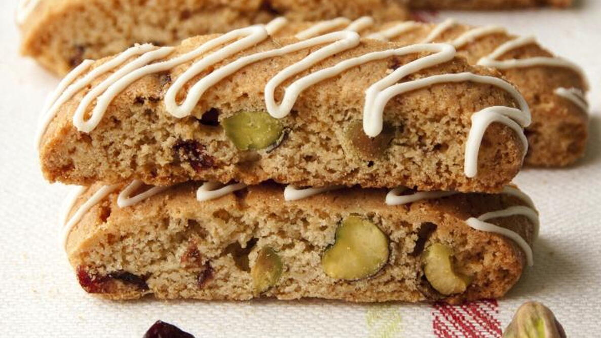 Cranberry-Pistachio Biscotti